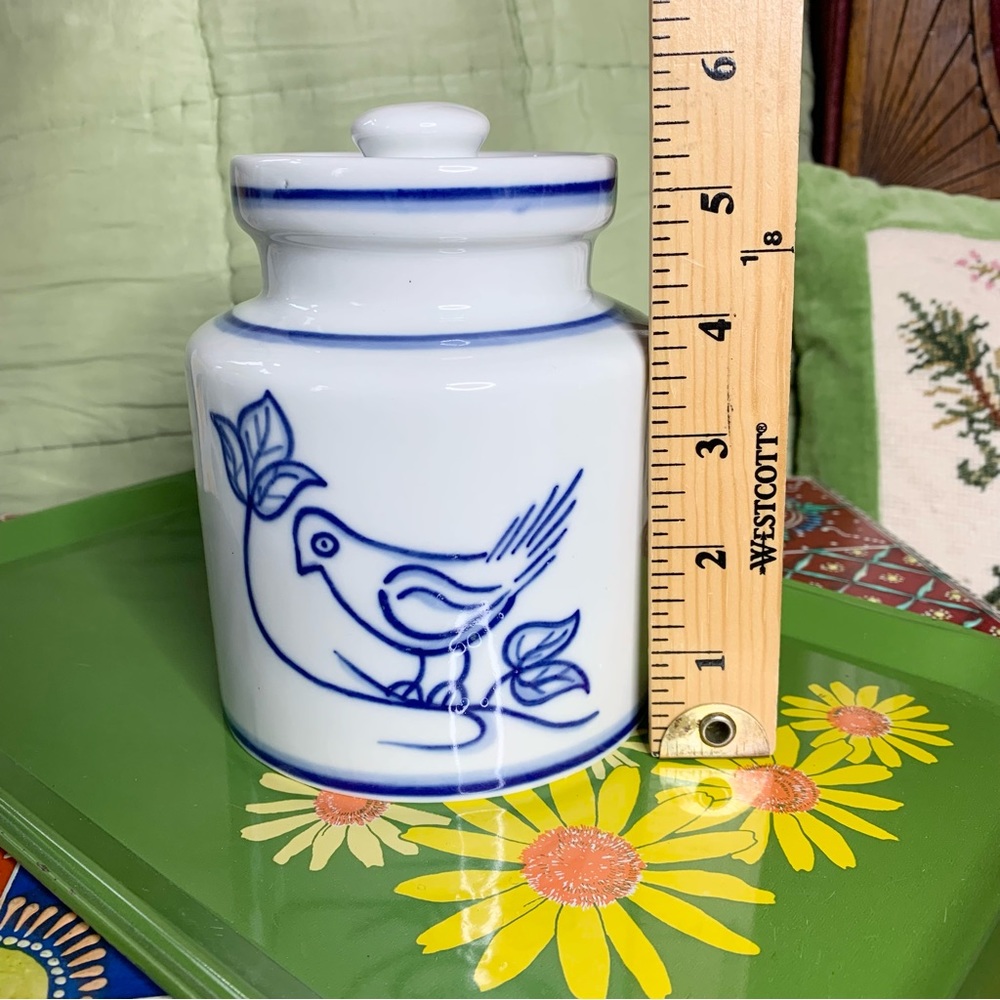 Ceramic Bird Canister - Picture 6 of 10